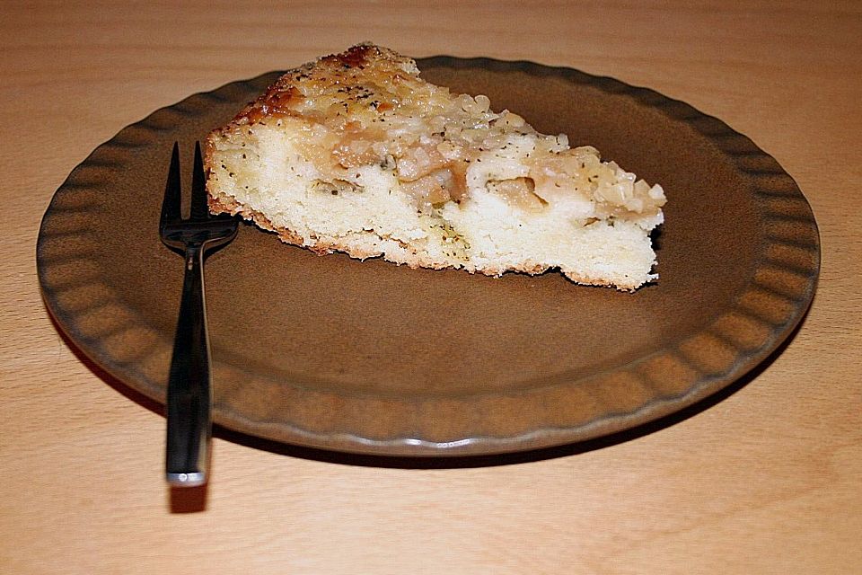 Pfefferminz - Apfel - Krümelkuchen