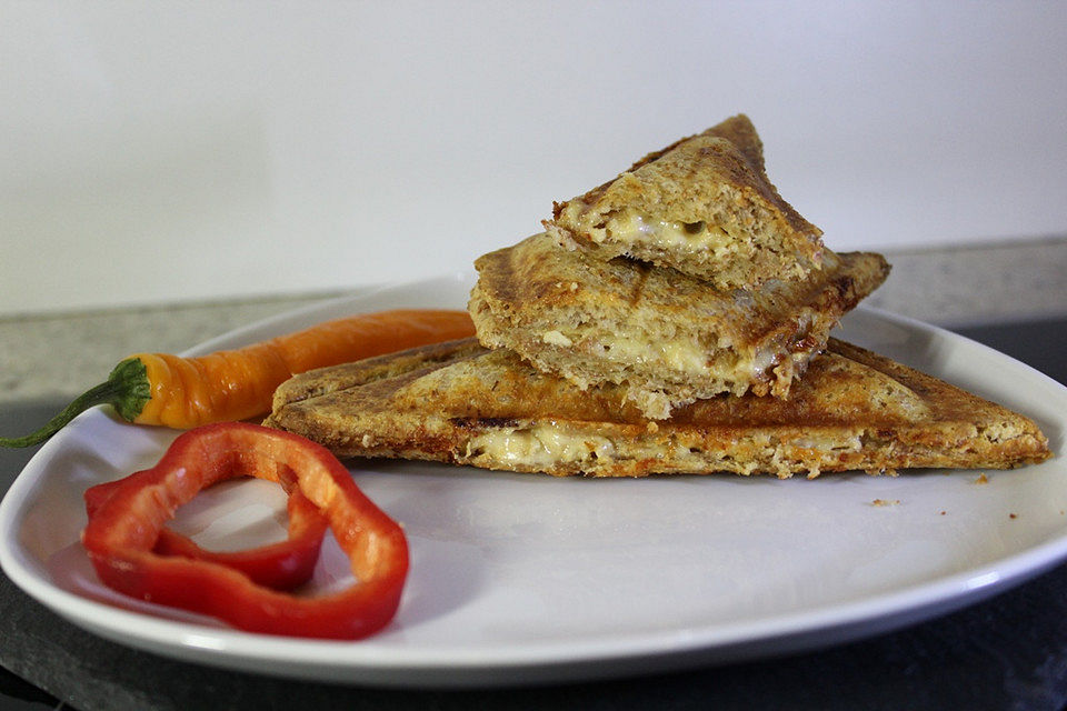 Gebackene Chili - Käse - Sandwiches