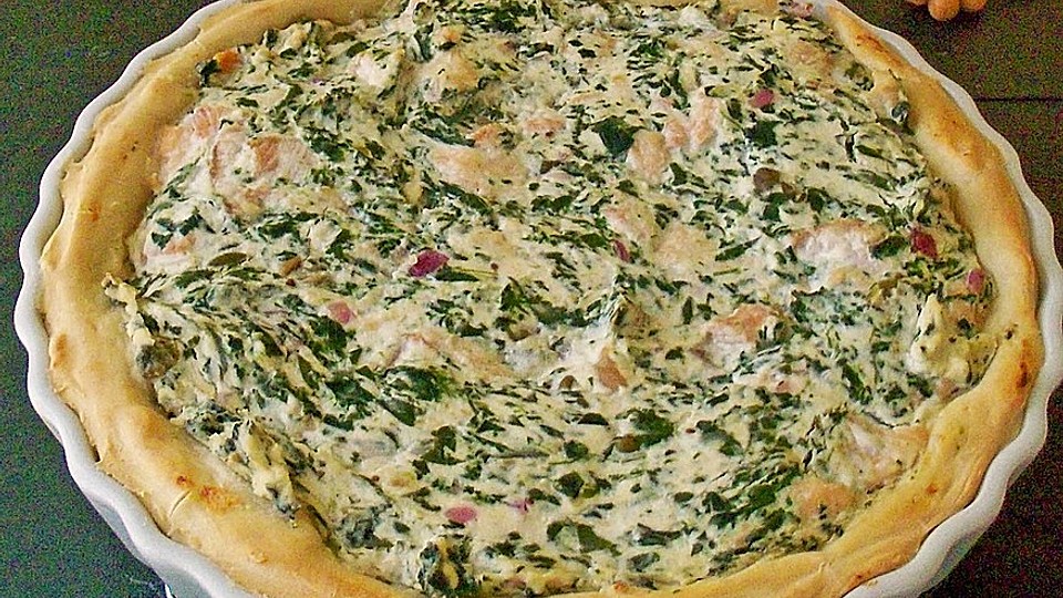 Lachs - Spinat - Kuchen von kathawillwas| Chefkoch