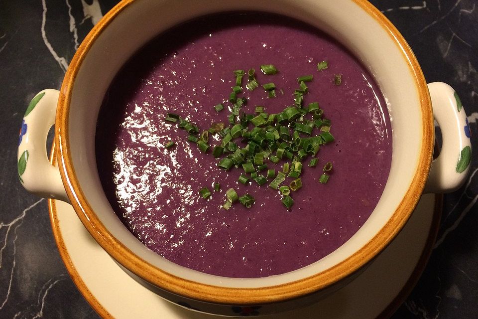 Blaukraut-Cremesuppe