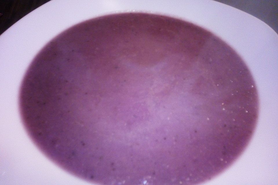 Blaukraut-Cremesuppe