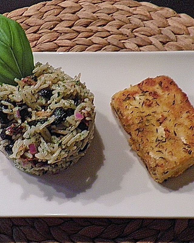 Mediterraner Reissalat mit Balsamicodressing