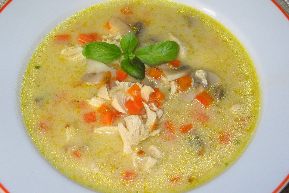 Nicoises Möhren - Champignon - Suppe