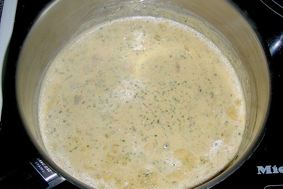 Champignon - Mascarpone - Sauce für Schweinefilet NT