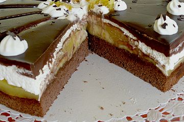 Bananen Schoko Torte Von Mickyjenny Chefkoch