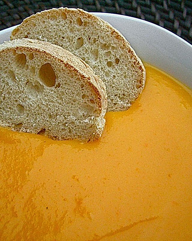 Karotten - Orangen - Cremesuppe ohne Sahne