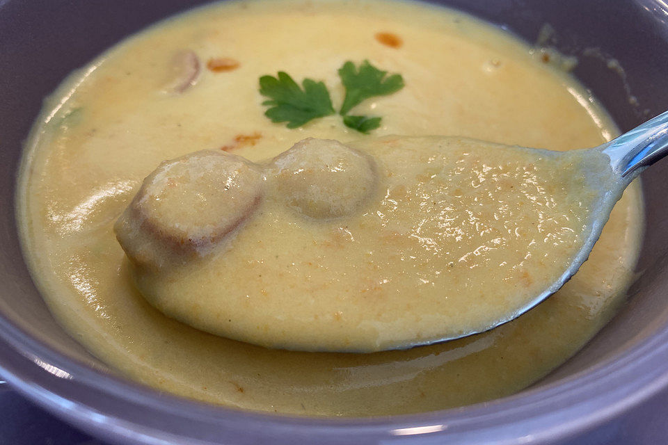 Leckere Kartoffel - Möhren - Suppe