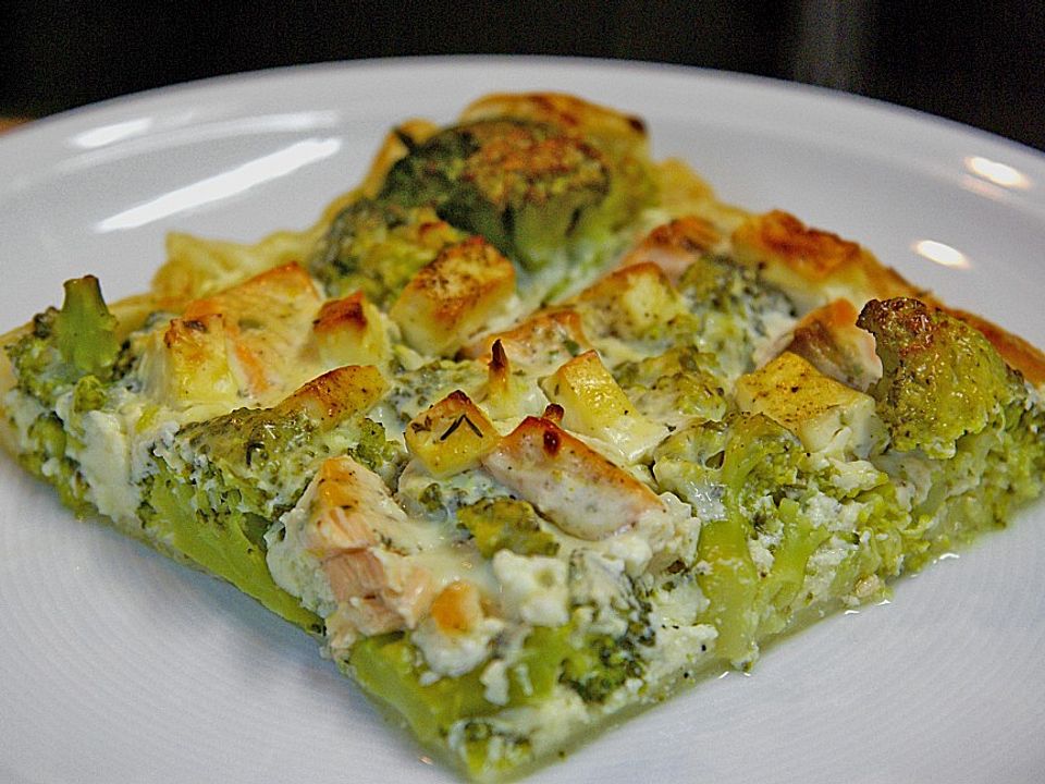 Brokkoli - Lachs - Feta - Quiche von accina | Chefkoch