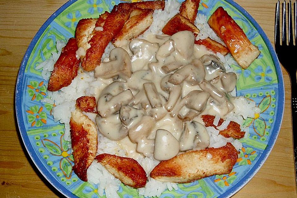 Champignon - Sahnesoße