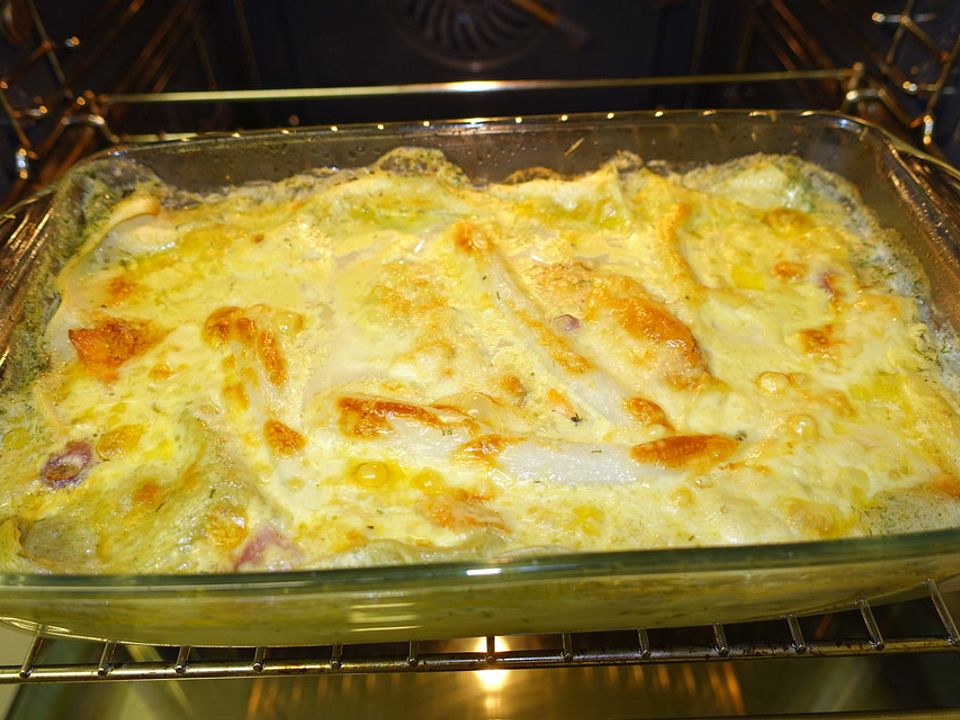 Lasagne mit Lachs und Spargel von bgudschun| Chefkoch