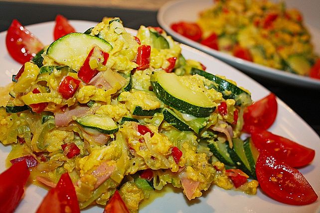 Gemüse - Rührei| Chefkoch Gemüse - Rührei| Chefkoch