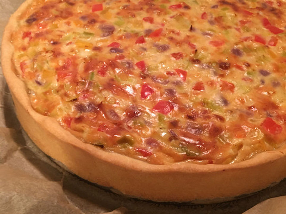 Paprika - Lauch - Quiche | Chefkoch