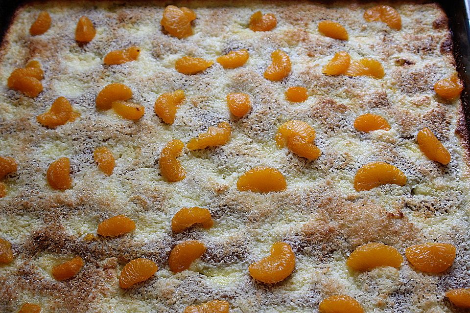 Mandarinen - Kokosnuss - Kuchen