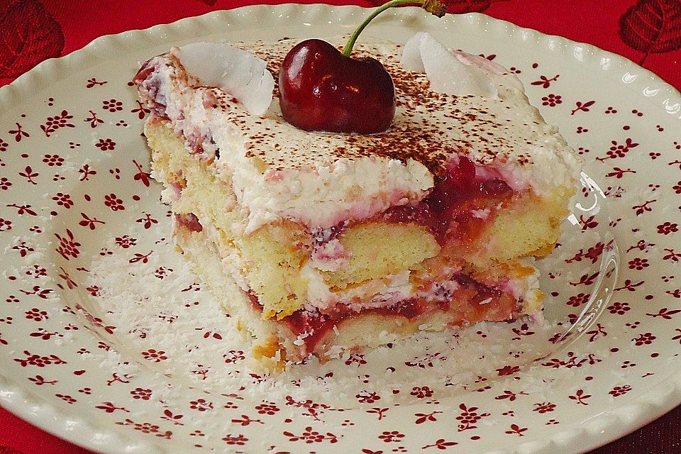 Kokos - Kirschtiramisu