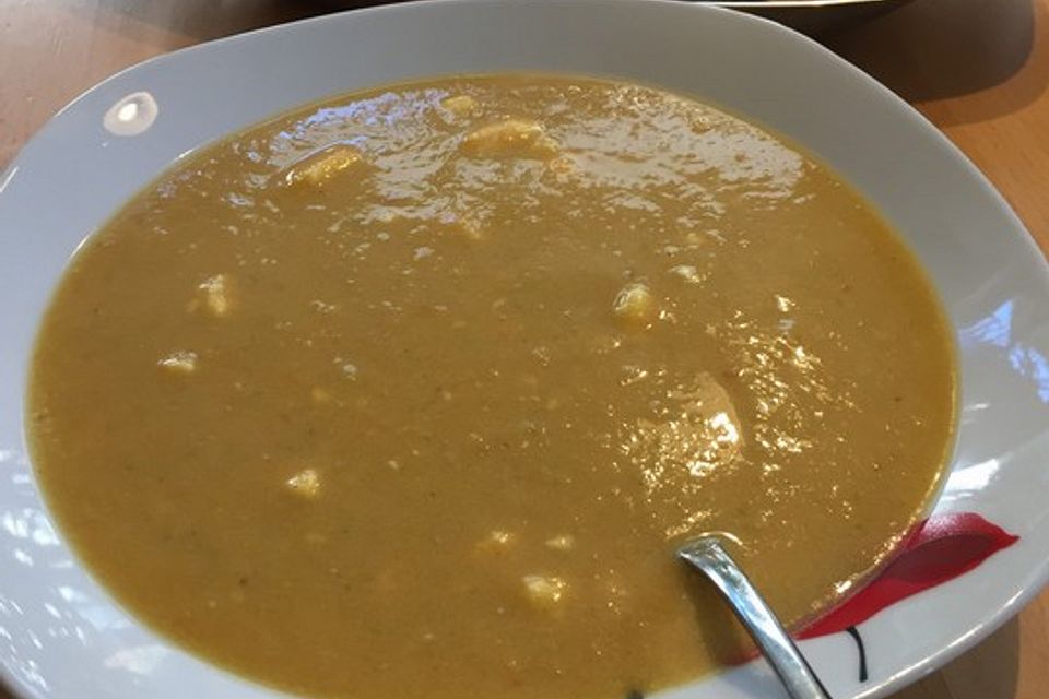 Süßkartoffel - Fetakäse - Cremesuppe