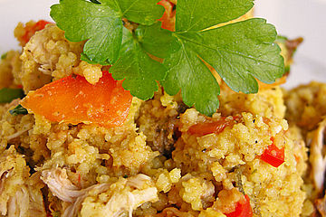 Couscous - Hühnchen - Salat