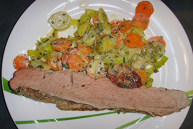 Schweinefilet an Karotten und Lauch von bluesilver| Chefkoch