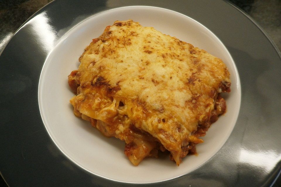 Lasagne ohne Bechamel