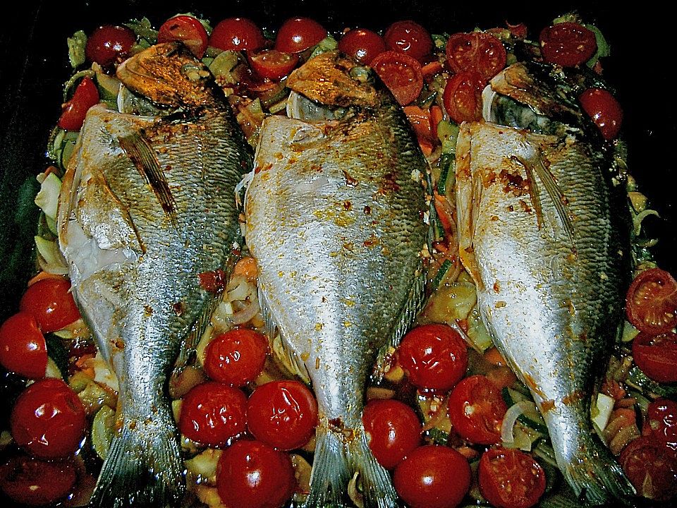 Dorade im Gemüsebett à la Mäusle von CocaColaMaus| Chefkoch