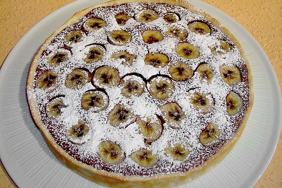 Feine Schokoladen - Bananen - Tarte