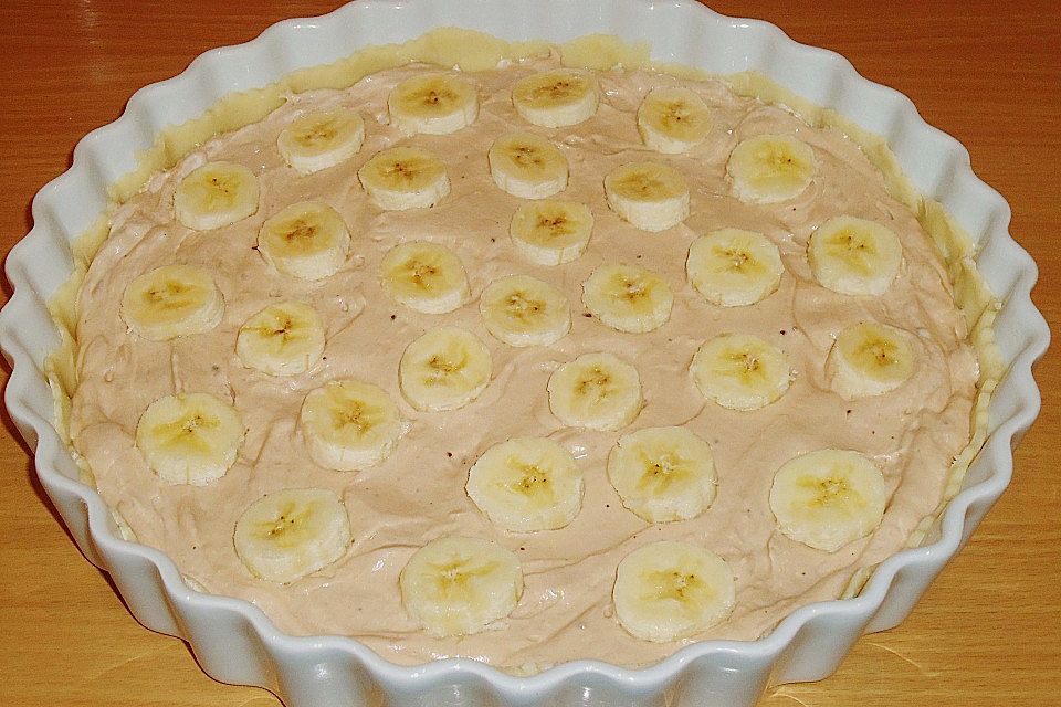 Feine Schokoladen - Bananen - Tarte