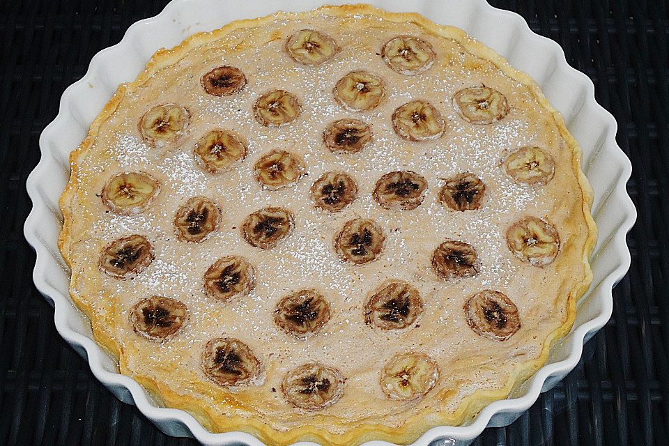 Feine Schokoladen - Bananen - Tarte