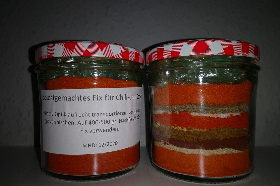 Selbstgemachtes Fix für Chili con Carne