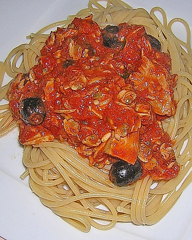 Spaghetti Vongole e Tonno all´italiamann