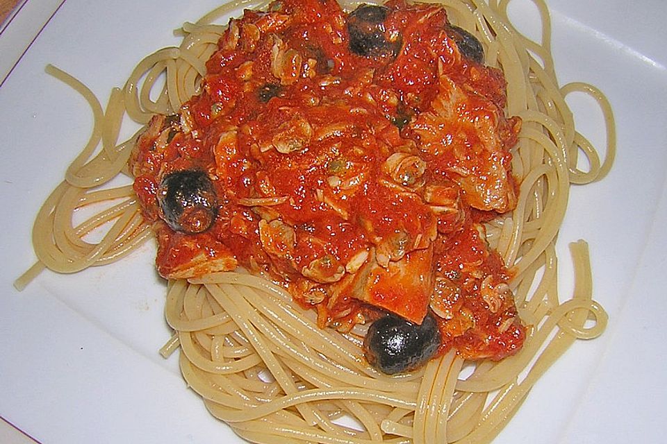 Spaghetti Vongole e Tonno all´italiamann