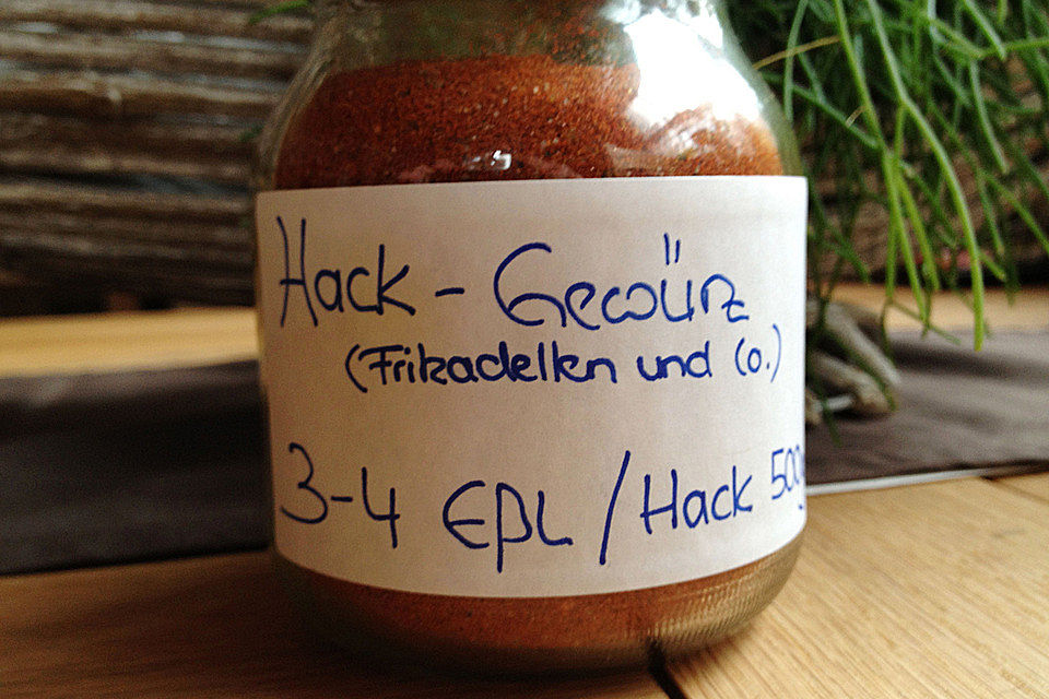 Hack - Gewürzmischung (selbstgemachtes Fix für Hackfleisch)