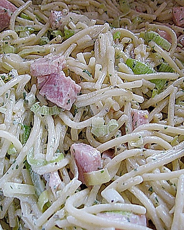 Spaghetti - Lauch - Salat