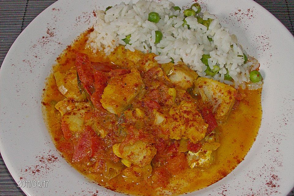 Indisches Fischcurry