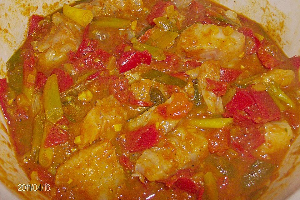 Indisches Fischcurry