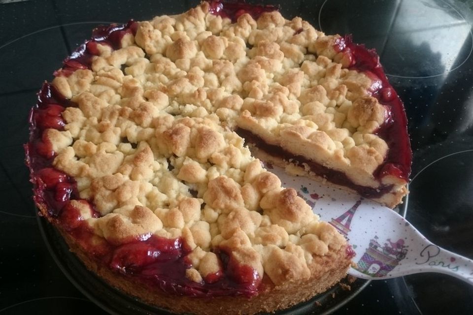 Streusel-Kirsch-Kuchen