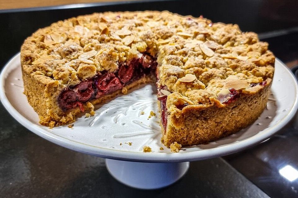 Streusel-Kirsch-Kuchen