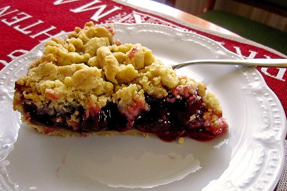 Streusel-Kirsch-Kuchen