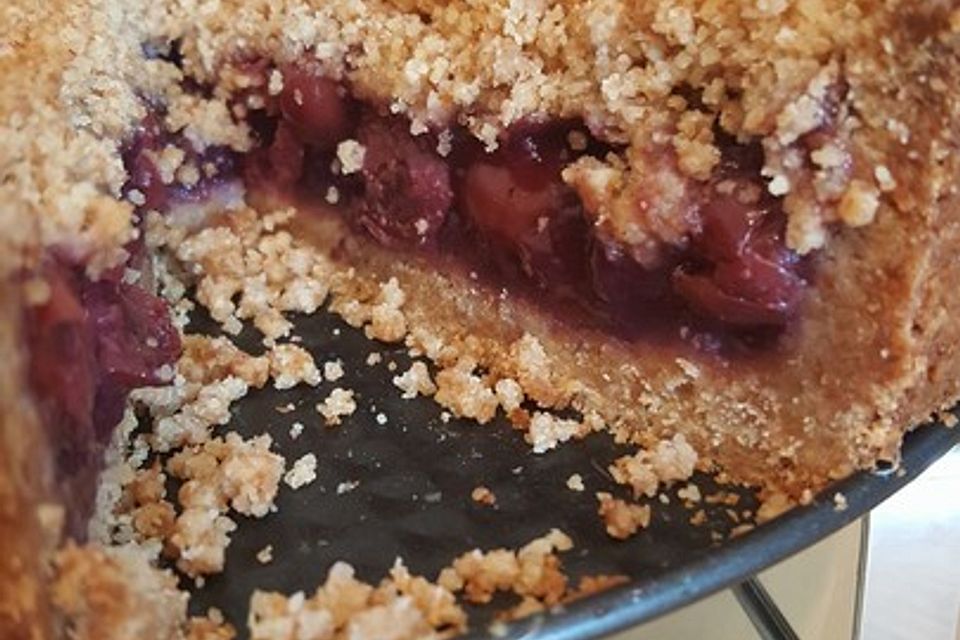 Streusel-Kirsch-Kuchen