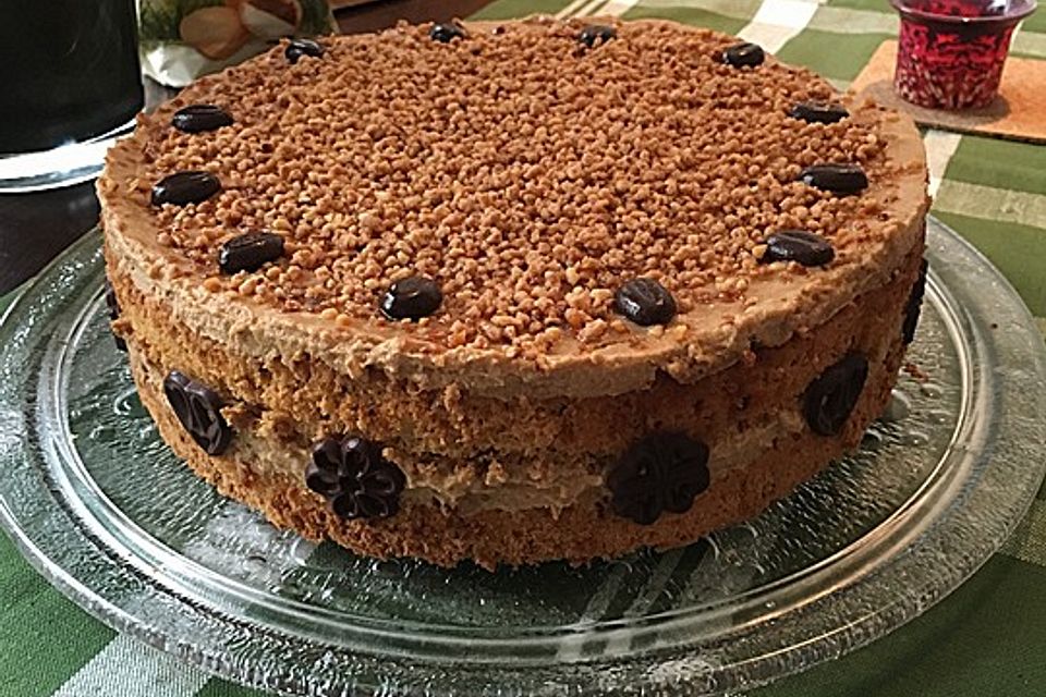 Karamell - Kaffee - Torte