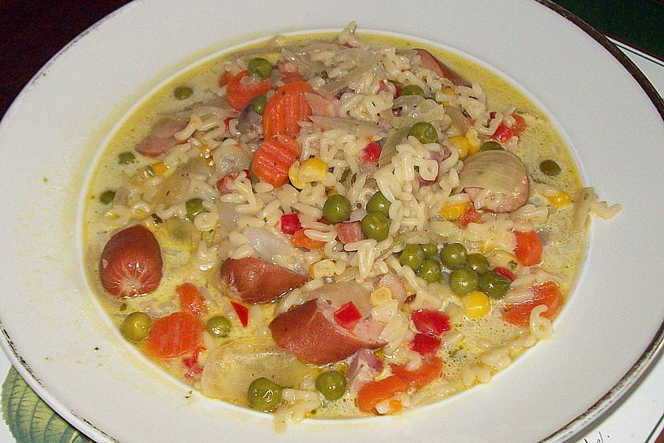 Schnelle klare Frühlingssuppe