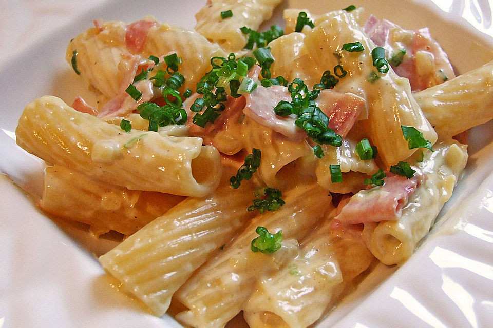 Carbonara mal anders mit Tagliatelle