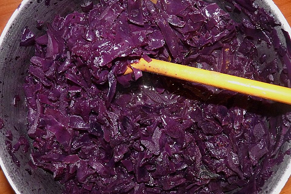 Rotkohl, etwas milder