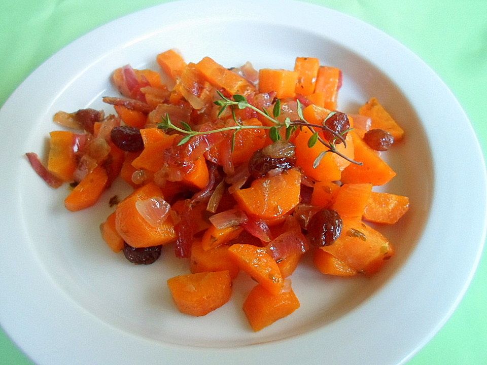 Ausgefallenes Möhrengemüse mit Rosinen von Ray-Montana| Chefkoch