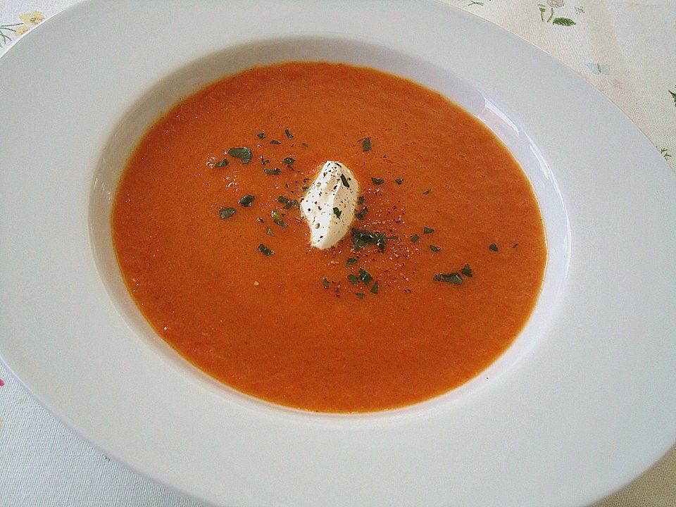 Suppe aus gerösteten Paprika und Möhren von lakaschmi | Chefkoch