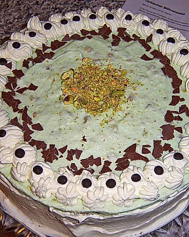Schokoladen - Pistazien - Torte