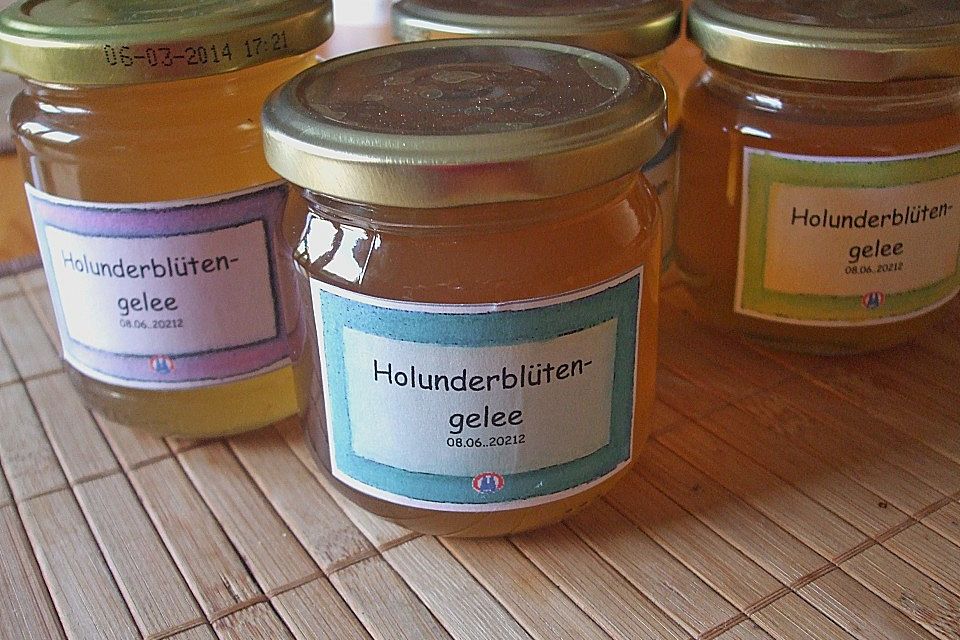 Holunderblütengelee