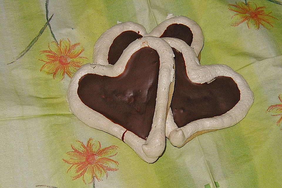 Herz - Choco - Plätzchen