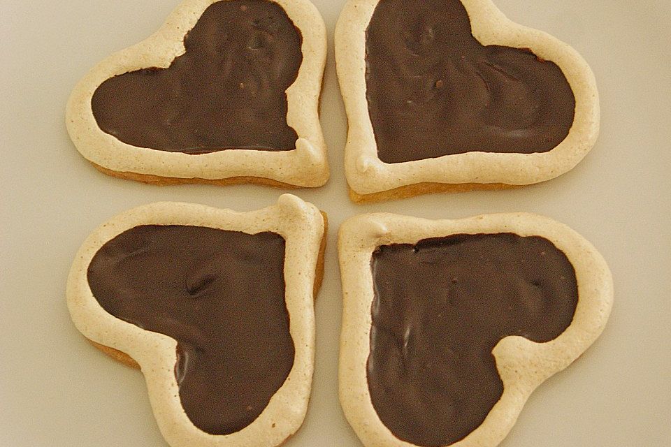 Herz - Choco - Plätzchen