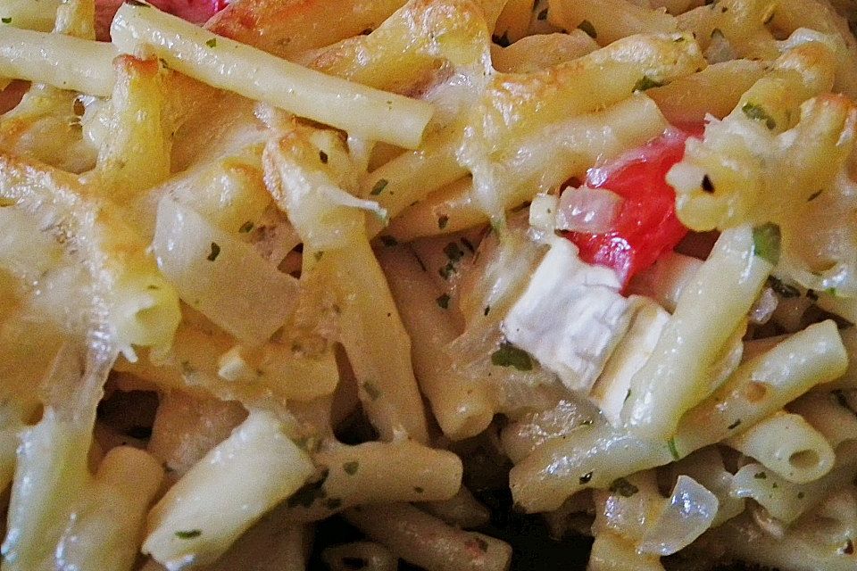 Camembert - Pasta - Auflauf