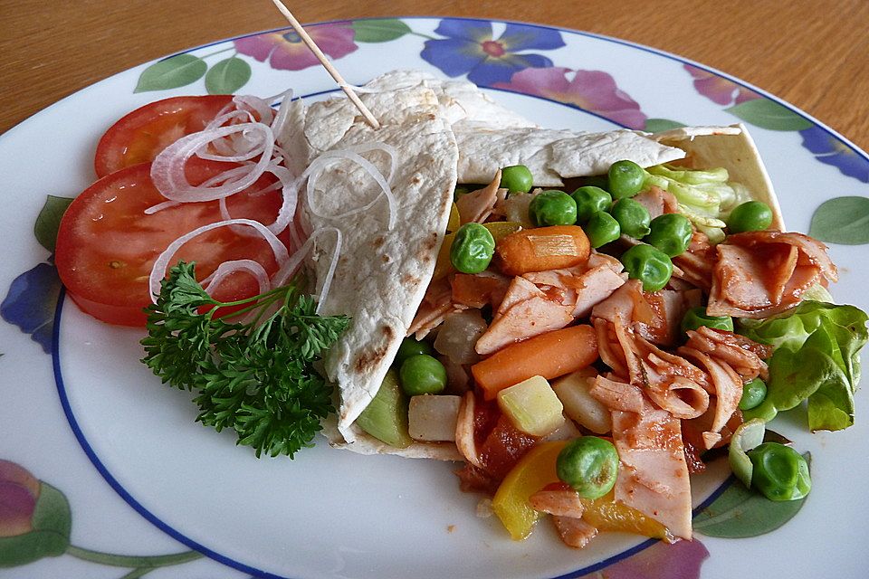 Chicken - Barbecue - Wrap