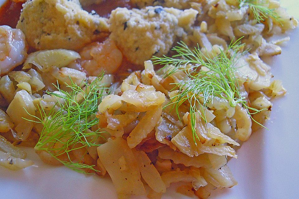 Gebratener Knoblauch - Fenchel